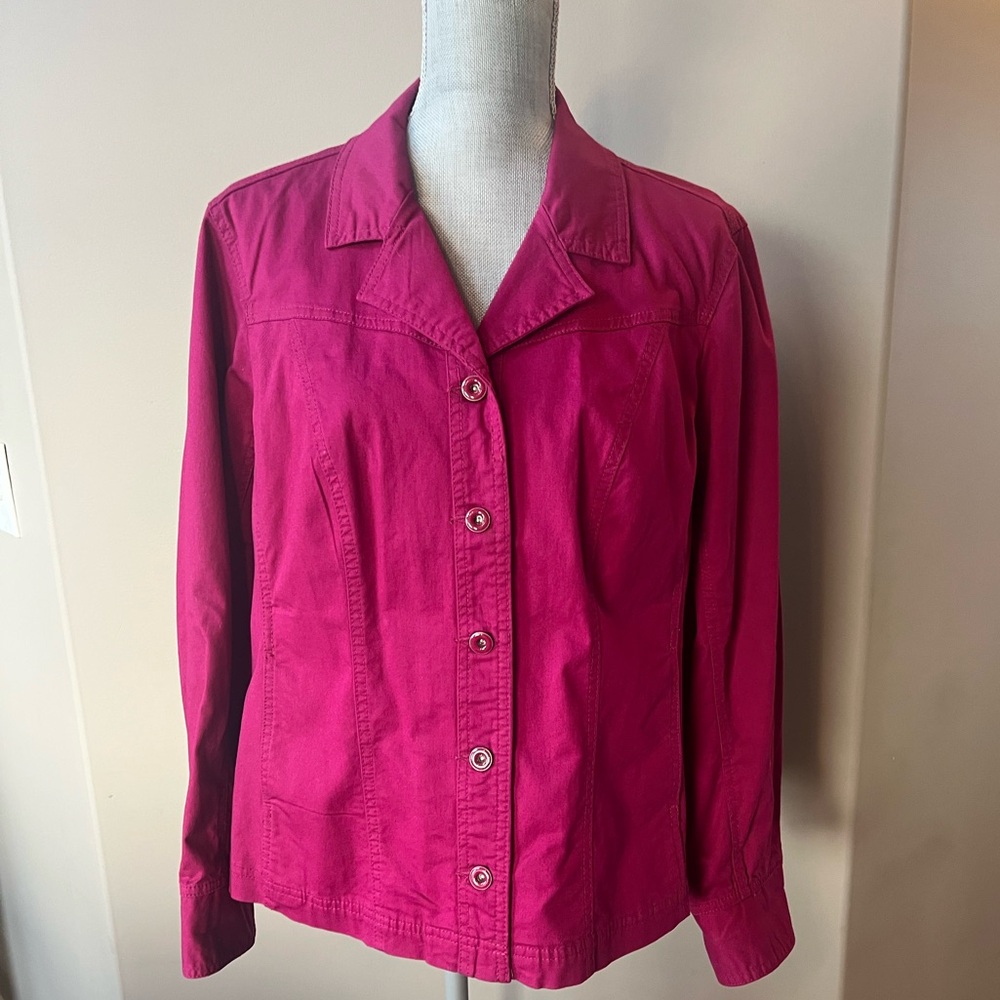 Northern Reflections Fuchsia Jean-style Jacket